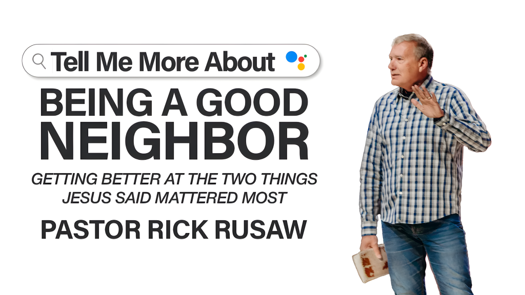 Being a Good Neighbor